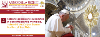 Solenne Adorazione eucaristica in contemporanea mondiale